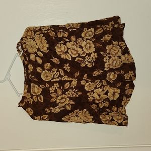 Bice Floral skirt XS 100% rayon vintage